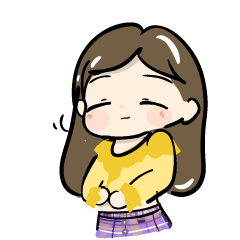 [LINEスタンプ] Autumn yellow girlの画像（メイン）