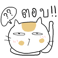 [LINEスタンプ] Chubby Cat MaoMao V4の画像（メイン）