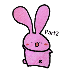 [LINEスタンプ] ゆるふわ耳長うさぎ 第2弾