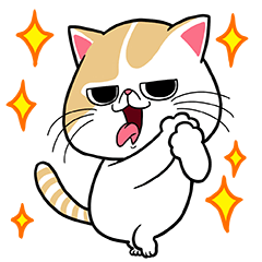 [LINEスタンプ] the swagger cat