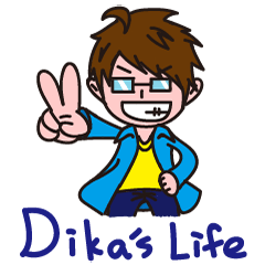 [LINEスタンプ] Dika's life