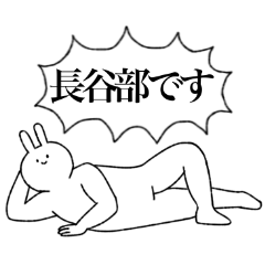 [LINEスタンプ] 長谷部さん専用！便利な名前スタンプ