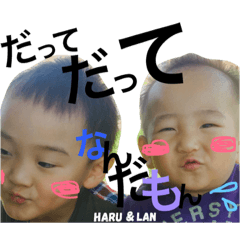 [LINEスタンプ] ハル＆ラン  1