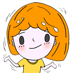 [LINEスタンプ] NongSom simple girl