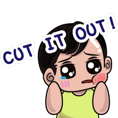 [LINEスタンプ] Q Series-Let's Q Together(English)