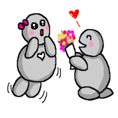 [LINEスタンプ] Manud_seetao In Love