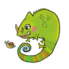 [LINEスタンプ] カメレオンスタンプ