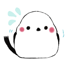 [LINEスタンプ] ゆるゆるシマエナガちゃん