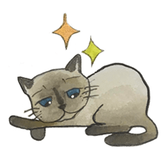 [LINEスタンプ] Mommy Mhee | The Siamese Cat