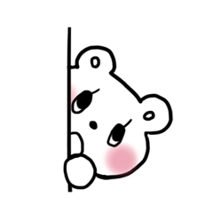 [LINEスタンプ] やさしいしろくまちゃん