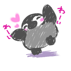 [LINEスタンプ] ラクガキペンギンズ