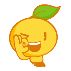 [LINEスタンプ] Super Funky Orange