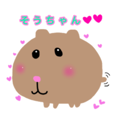 [LINEスタンプ] カピパラそうちゃん