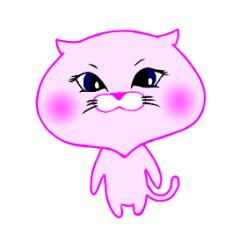 [LINEスタンプ] くみニャン 元気ネコ