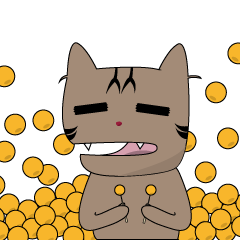 [LINEスタンプ] Miao mi eat Taiwan