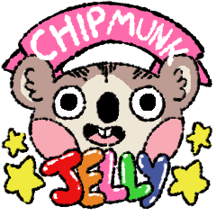 [LINEスタンプ] Chipmunk Jelly