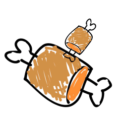 [LINEスタンプ] Fatty Meat