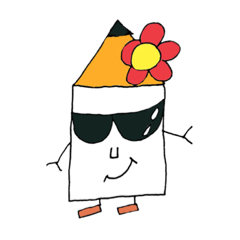 [LINEスタンプ] ペンシルベニアちゃん
