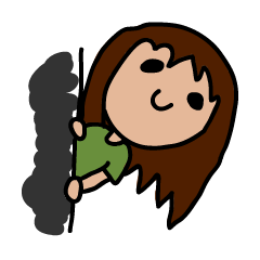 [LINEスタンプ] Abby painted the world - myself
