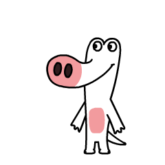 [LINEスタンプ] ZHUBE (Interesting)