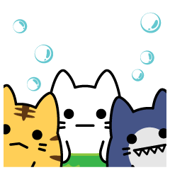 [LINEスタンプ] Nyan Fish