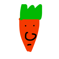 [LINEスタンプ] 鼻デカ人参「貴男」