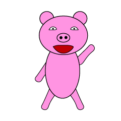 [LINEスタンプ] 子豚のポー君