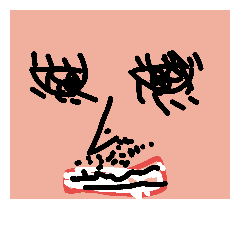 [LINEスタンプ] 雑顔スタンプ
