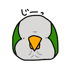 [LINEスタンプ] 下手くそなオキナインコ