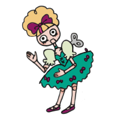 [LINEスタンプ] それゆけ！こっぺりあちゃん