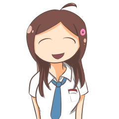 [LINEスタンプ] Indonesia School Girl
