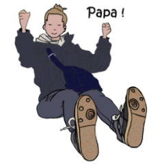 [LINEスタンプ] Une Japonaise a Paris