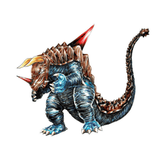 [LINEスタンプ] 怪獣アイロス 大暴れ