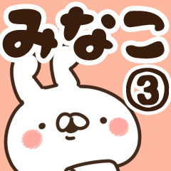 [LINEスタンプ] 【みなこ】専用3