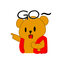 [LINEスタンプ] enthusiastic bear fetchpriority=high