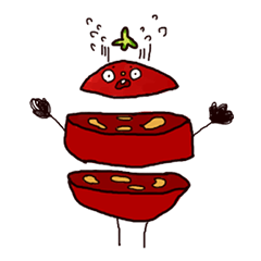 [LINEスタンプ] weird tomato fetchpriority=high
