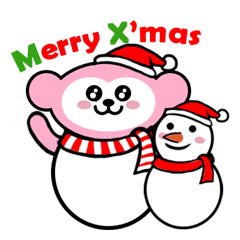 [LINEスタンプ] Momoki - Merry Christmas