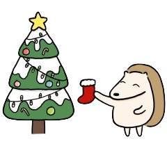 [LINEスタンプ] Hedgehog's Christmas