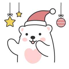 [LINEスタンプ] Christmas of penguin ＆ polar bearの画像（メイン）