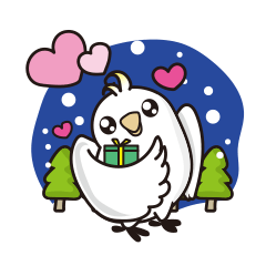 [LINEスタンプ] Very happy parrot