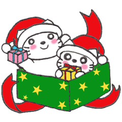 [LINEスタンプ] 子ねこたちのクリスマス