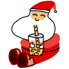 [LINEスタンプ] Santa Move