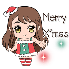 [LINEスタンプ] Christmas and new year 2018