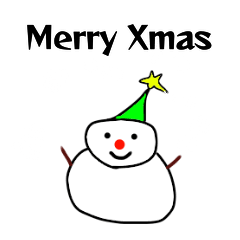 [LINEスタンプ] Merry Christmas ！！！！(English version)