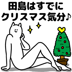 [LINEスタンプ] 田島さん用クリスマスのスタンプ