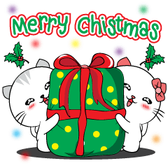[LINEスタンプ] Cat in lover 3 : Christmas