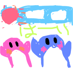 [LINEスタンプ] かわいいイルカ