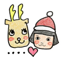 [LINEスタンプ] クリスマスとお正月限定ほのぼのスタンプ