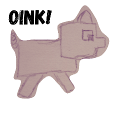 [LINEスタンプ] Buta / pig