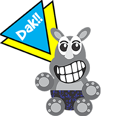 [LINEスタンプ] SI Balon - The Javan Rhinoceros